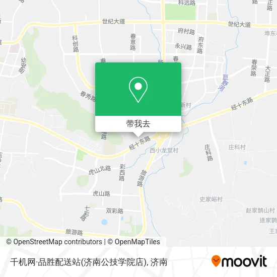 千机网·品胜配送站(济南公技学院店)地图