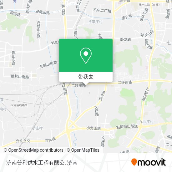 济南普利供水工程有限公地图