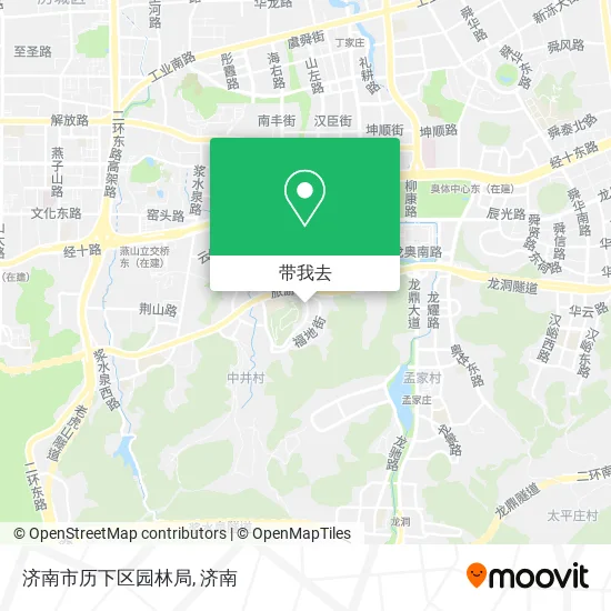 济南市历下区园林局地图
