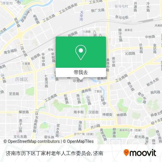 济南市历下区丁家村老年人工作委员会地图