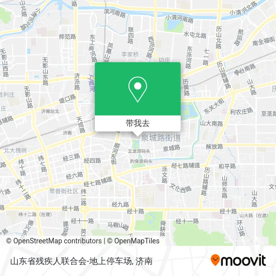 山东省残疾人联合会-地上停车场地图