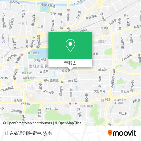 山东省话剧院-宿舍地图