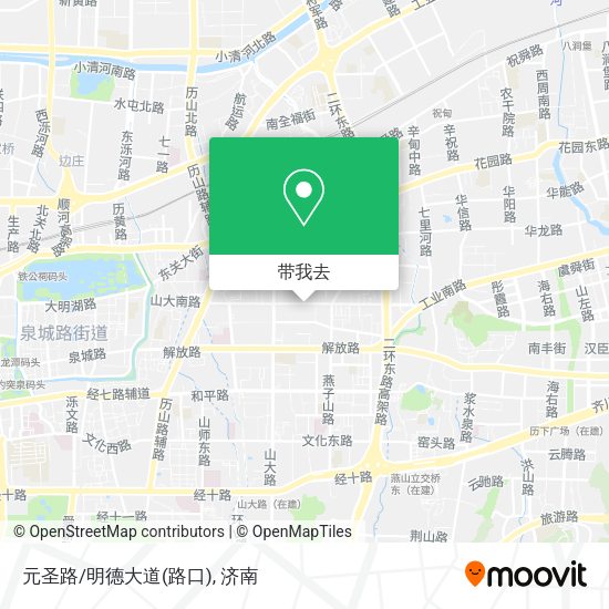 元圣路/明德大道(路口)地图