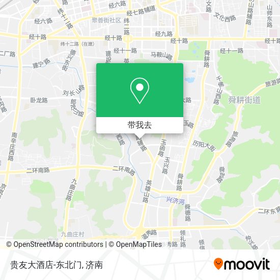 贵友大酒店-东北门地图