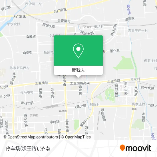 停车场(坝王路)地图