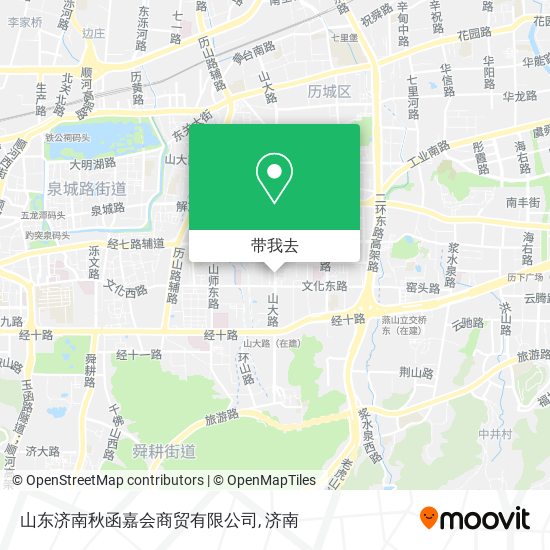 山东济南秋函嘉会商贸有限公司地图