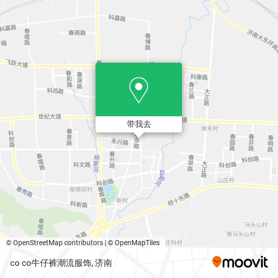 co co牛仔裤潮流服饰地图