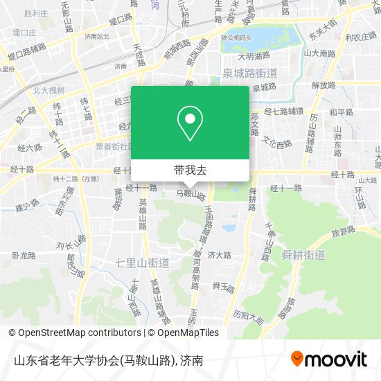 山东省老年大学协会(马鞍山路)地图