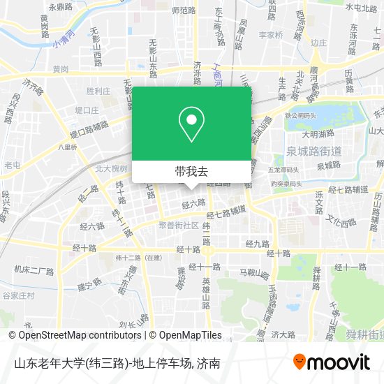 山东老年大学(纬三路)-地上停车场地图