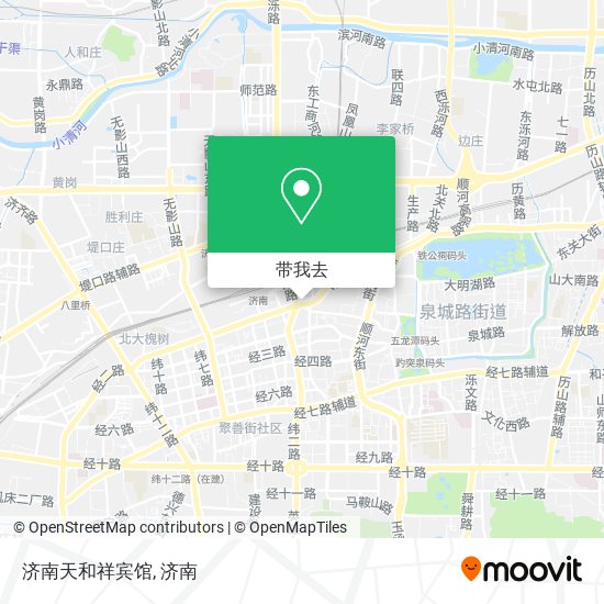 济南天和祥宾馆地图
