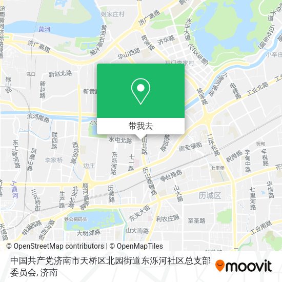 中国共产党济南市天桥区北园街道东泺河社区总支部委员会地图
