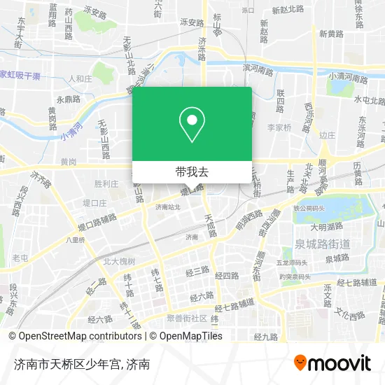 济南市天桥区少年宫地图