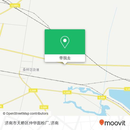 济南市天桥区仲华面粉厂地图
