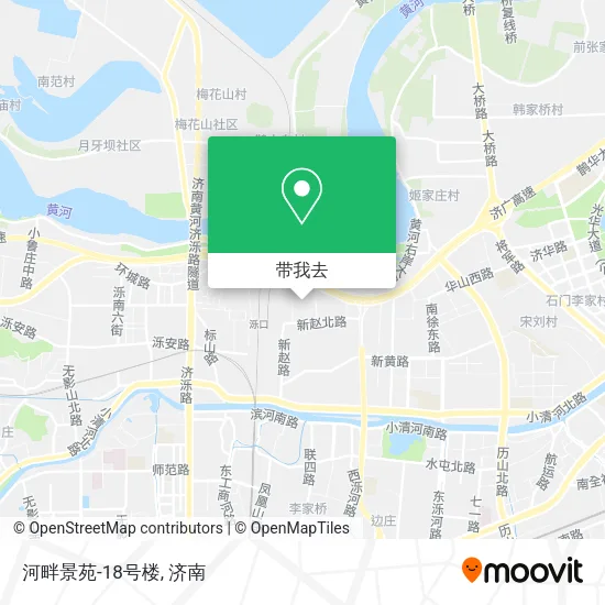 河畔景苑-18号楼地图