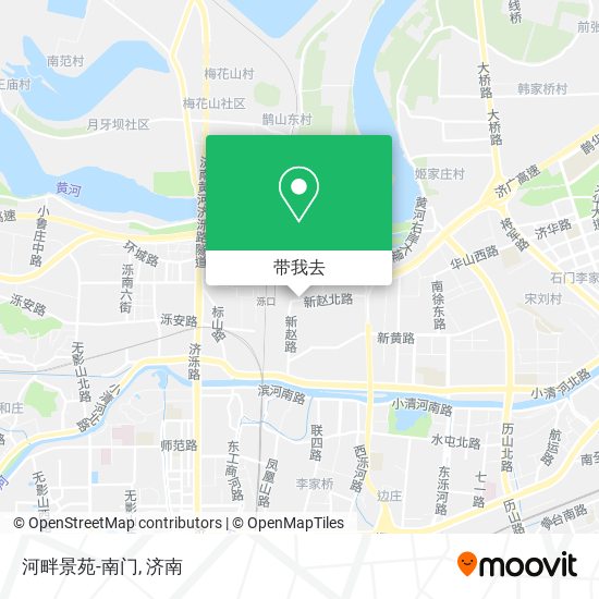 河畔景苑-南门地图