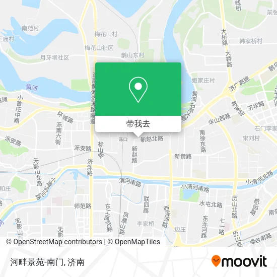 河畔景苑-南门地图