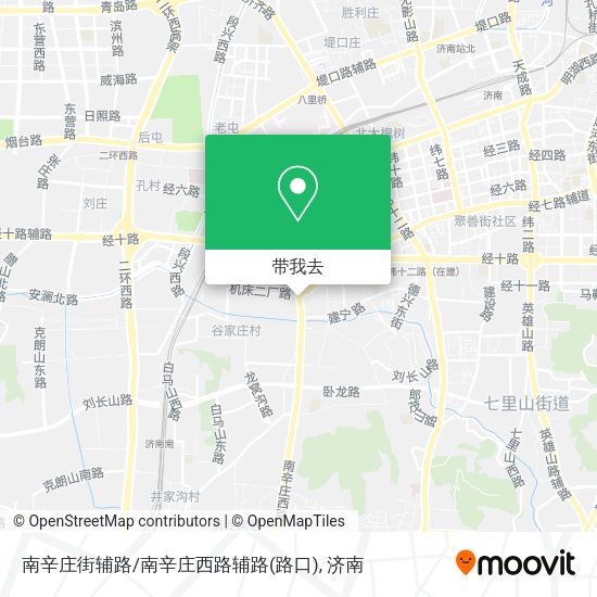 南辛庄街辅路/南辛庄西路辅路(路口)地图