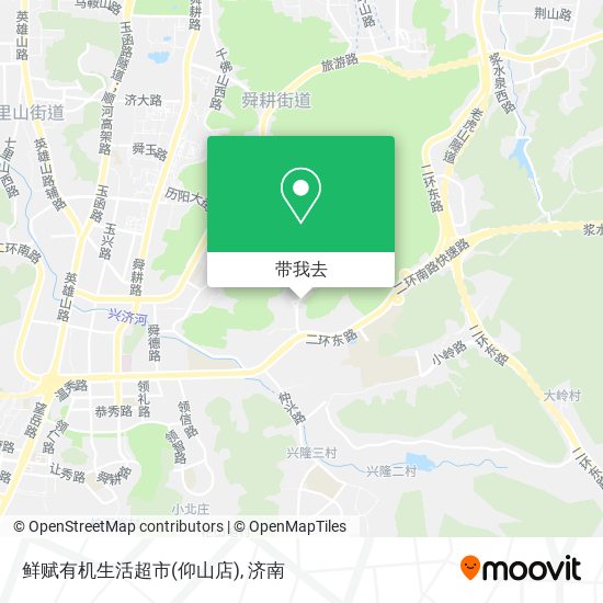 鲜赋有机生活超市(仰山店)地图