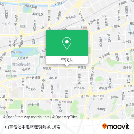 山东笔记本电脑连锁商城地图