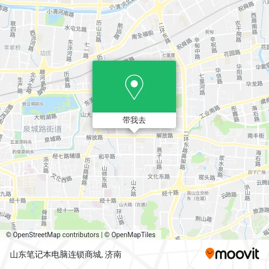 山东笔记本电脑连锁商城地图