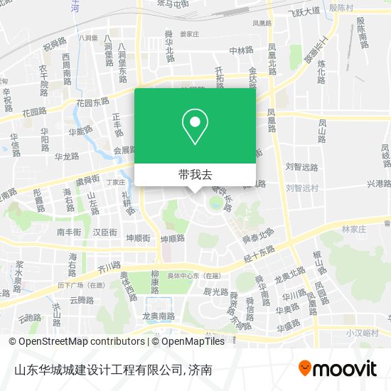 山东华城城建设计工程有限公司地图