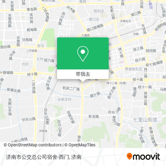 济南市公交总公司宿舍-西门地图