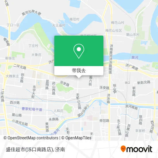 盛佳超市(泺口南路店)地图