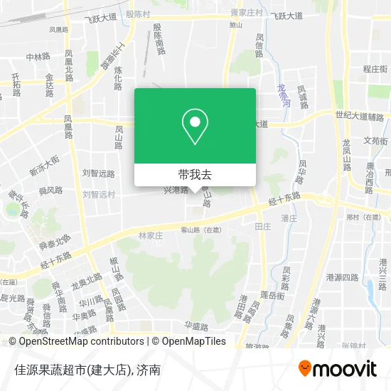 佳源果蔬超市(建大店)地图
