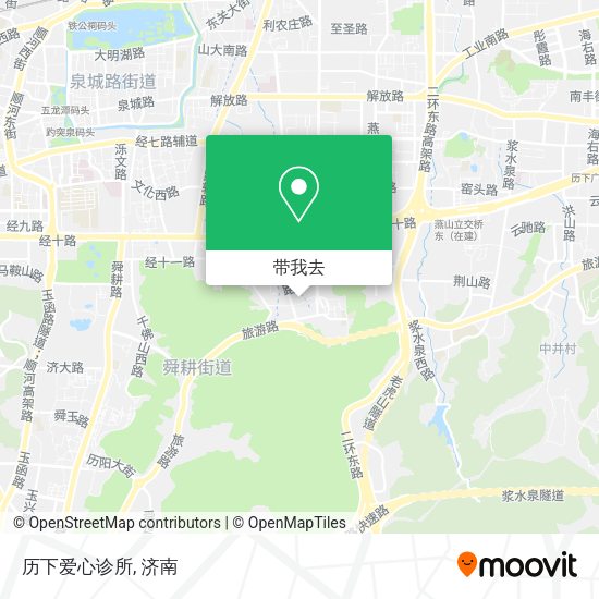 历下爱心诊所地图
