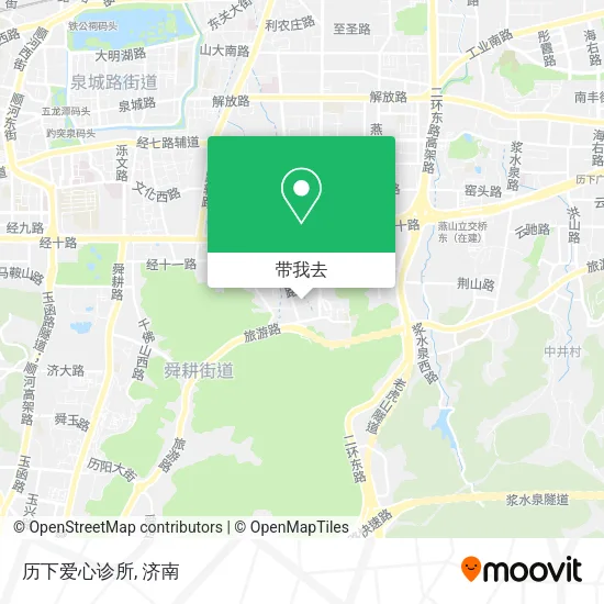 历下爱心诊所地图