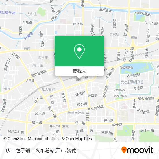 庆丰包子铺（火车总站店）地图