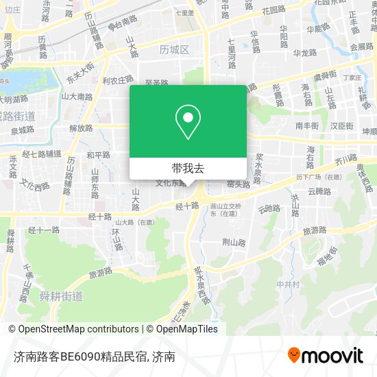 济南路客BE6090精品民宿地图
