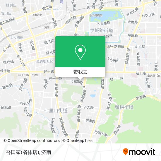 吾田家(省体店)地图