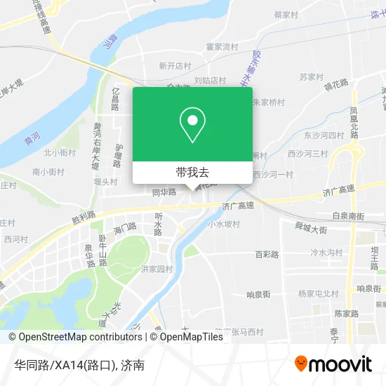 华同路/XA14(路口)地图