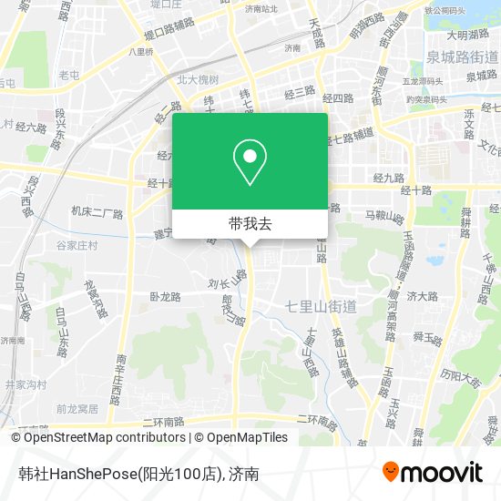 韩社HanShePose(阳光100店)地图