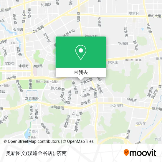 奥新图文(汉峪金谷店)地图