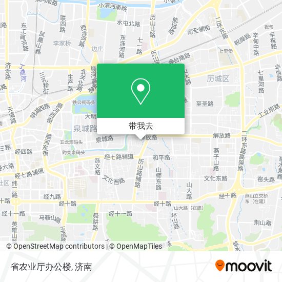省农业厅办公楼地图