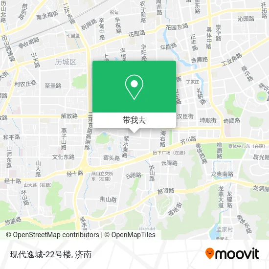 现代逸城-22号楼地图