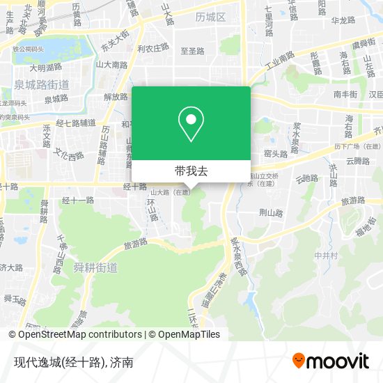 现代逸城(经十路)地图