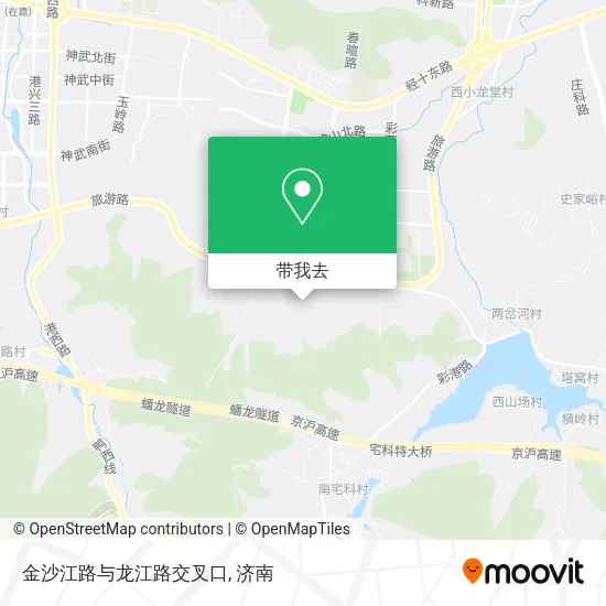 金沙江路与龙江路交叉口地图