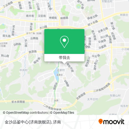 金沙品鉴中心(济南旗舰店)地图