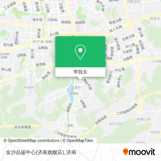 金沙品鉴中心(济南旗舰店)地图