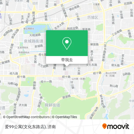 爱99公寓(文化东路店)地图