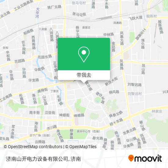 济南山开电力设备有限公司地图