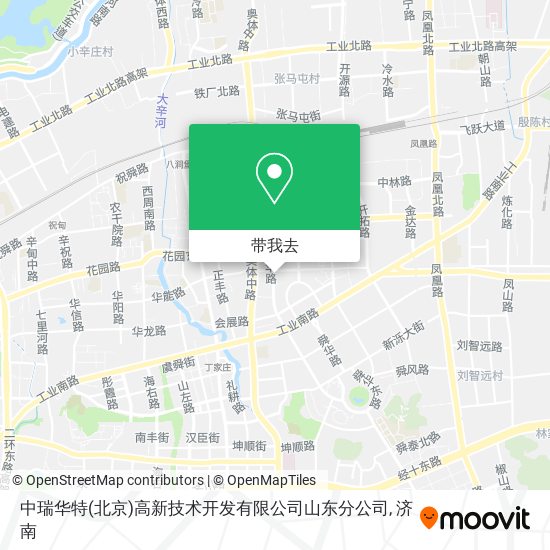 中瑞华特(北京)高新技术开发有限公司山东分公司地图