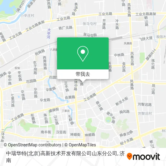 中瑞华特(北京)高新技术开发有限公司山东分公司地图