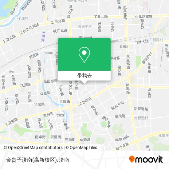 金贵子济南(高新校区)地图
