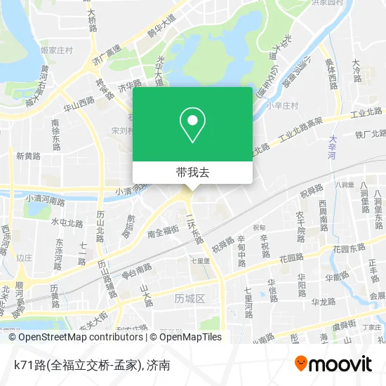 k71路(全福立交桥-孟家)地图