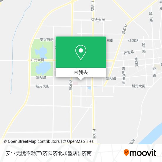 安业无忧不动产(济阳济北加盟店)地图
