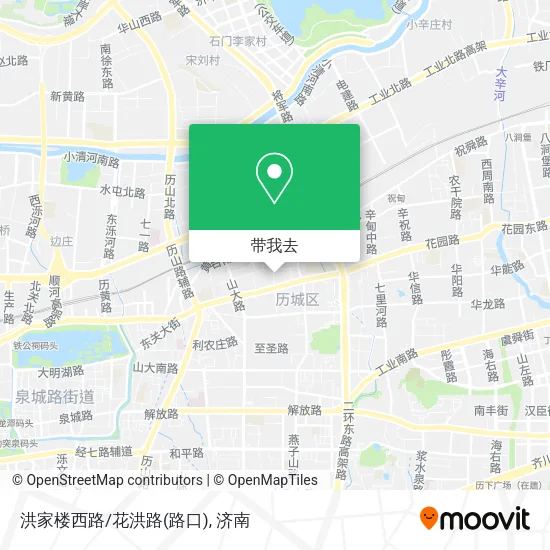 洪家楼西路/花洪路(路口)地图
